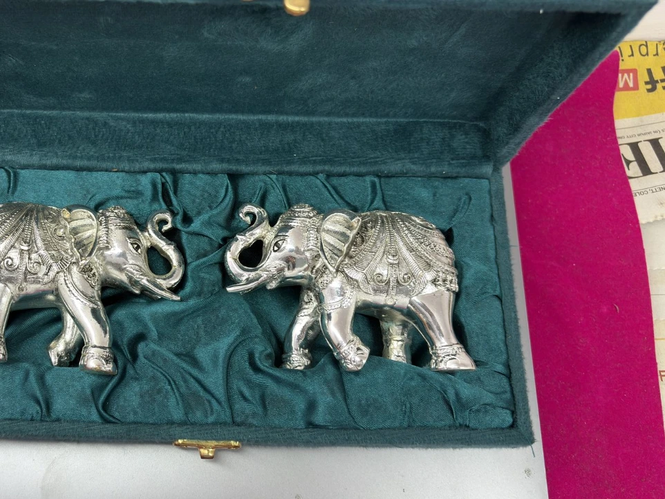 999 Pure Silver Coated / Plated Elephant