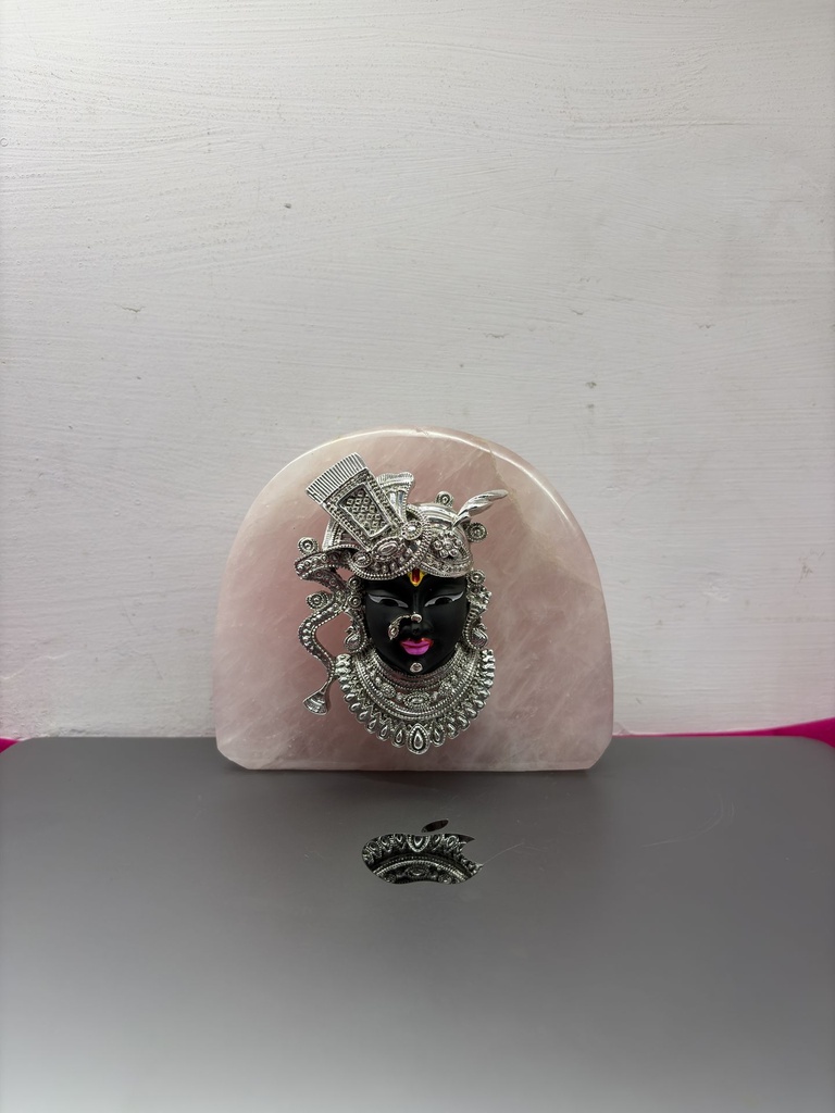 [KDC-IDL-0022] Religious Idol - Srinath Ji With Rose Quartz