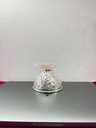 Pooja Decor - Dipak /Diya With Rose Quartz
