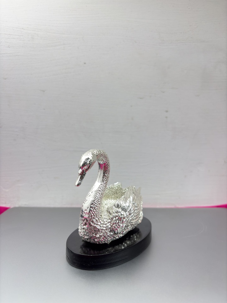 [KDC-DEC-0098] Decorative Figure - Swan With Wood
